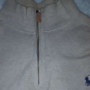 Mens XXL Polo Sweater with Zipper
